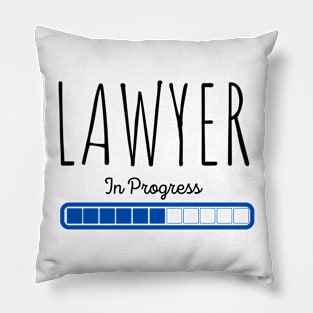 Lawyer in Progress Pillow