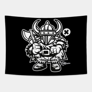 B&W Viking The Original Hacker Hackerman Tapestry