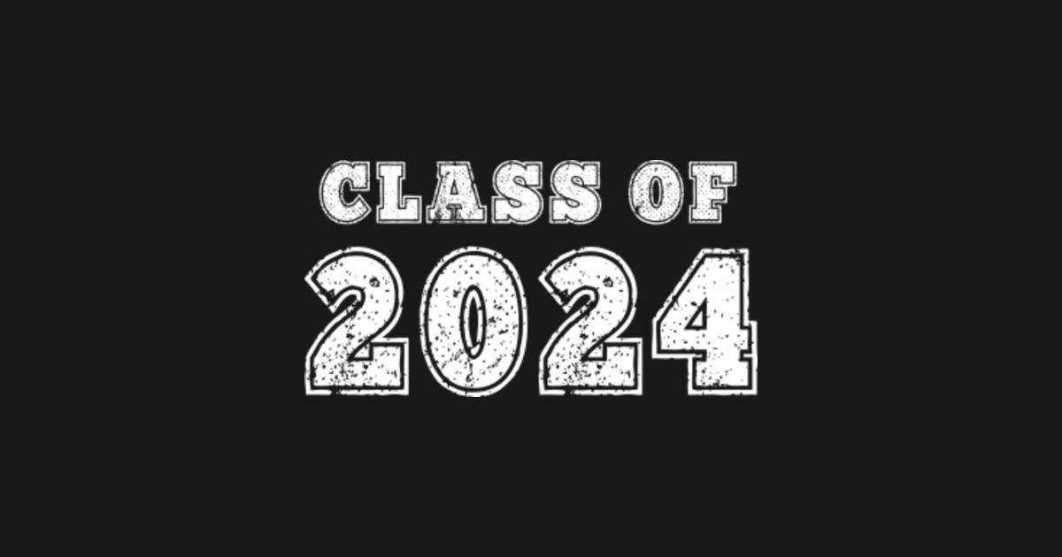 Class of 2024 Distressed Back To School design 100th Sticker