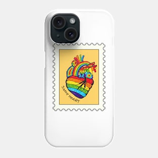 Rainbow heart Phone Case