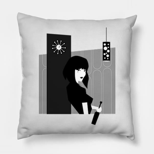 Deadly Noir Pillow by Plan8