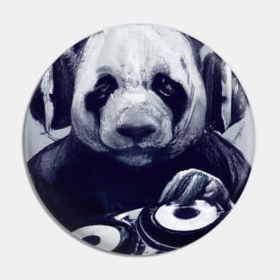 DJ Panda Music Pin