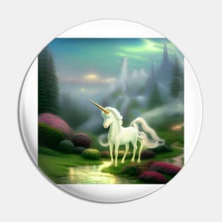 Majestic unicorn Pin