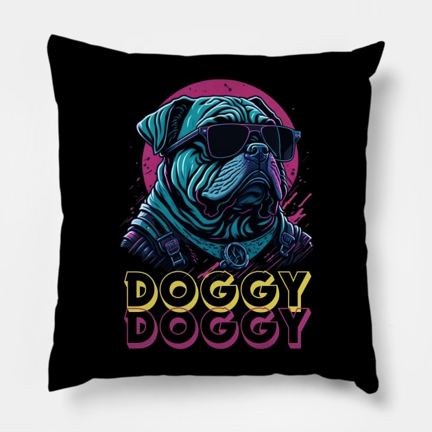 Funny BULLDOG Pillow by Teeshop