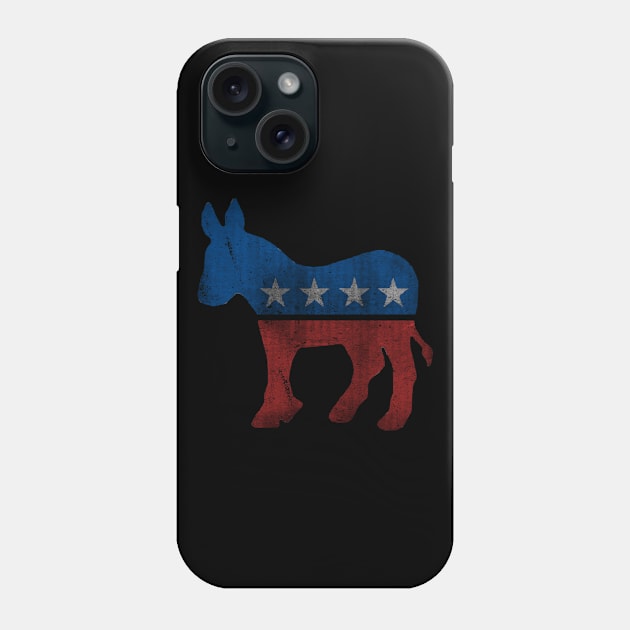 Democrat Donkey Vintage Phone Case by Flippin' Sweet Gear