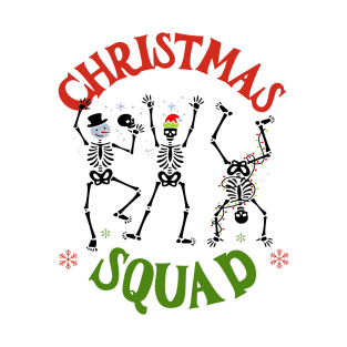 Funny Christmas Squad Matching Family Group Xmas T-Shirt