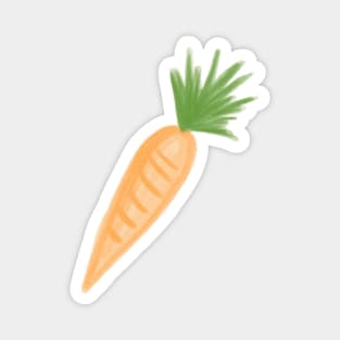 Whimsical Carrot Magnet