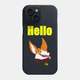 Friendly corgi Phone Case