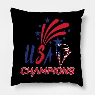 Nations League USA 2021 Champions Football Fans Pillow