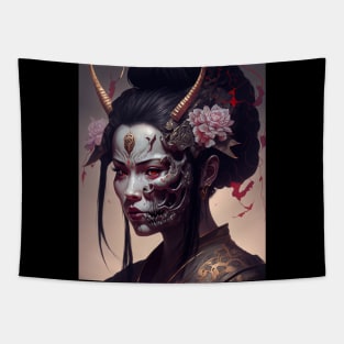 Geisha Oni Tapestry