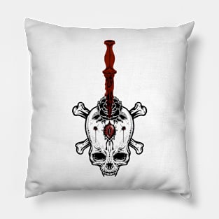 Daggers and roses Pillow