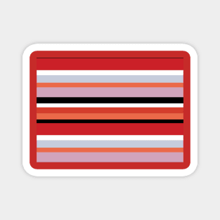 Colorful stripes Magnet