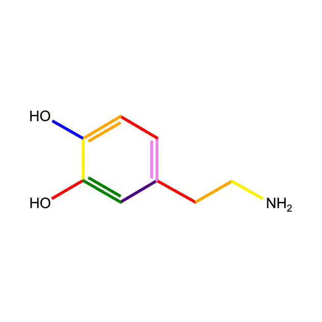 Dopamine Rainbow Molecule Chemistry by ChemECool