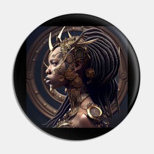 Afro Futuristic Zodiacs Scorpio Pin