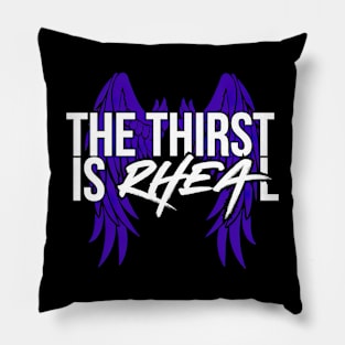 Rhea Ripley The Thirst is Real Wings Pillow