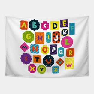 Alphabet For Kids Tapestry