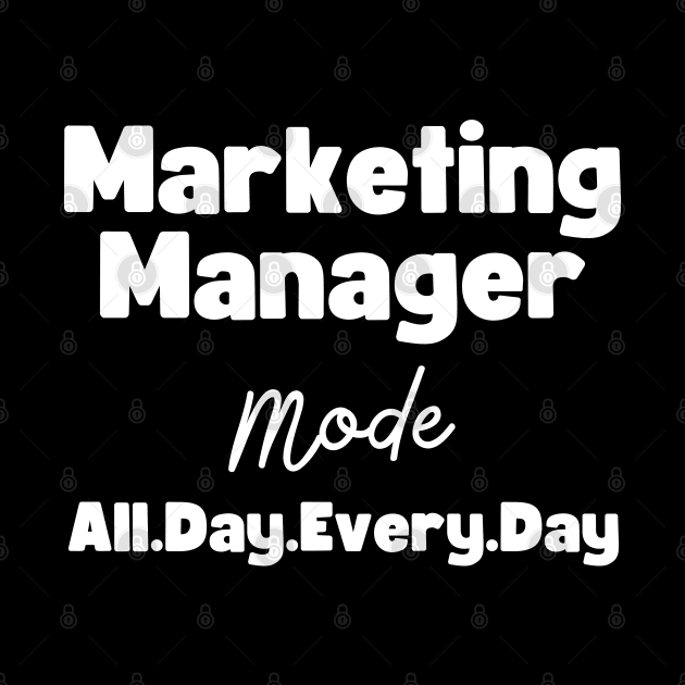 Marketing Manager Gift by HobbyAndArt