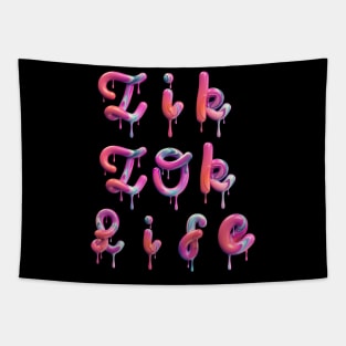 tik tok life Tapestry