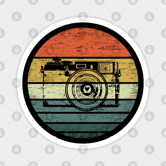 Cute Vintage Photography Camera For Photographers Magnet by RK Design