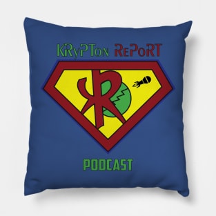 Krypton Report Shield Pillow