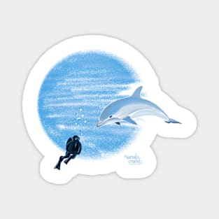 Dolphine dance Magnet