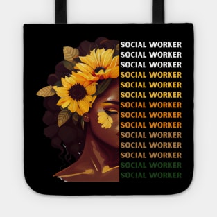 Black Social Worker Tote