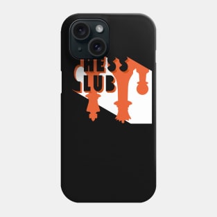 Chess Club Logo Orange and Black Phone Case