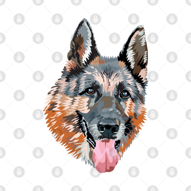 Otto the German Shepherd by MichellePhong