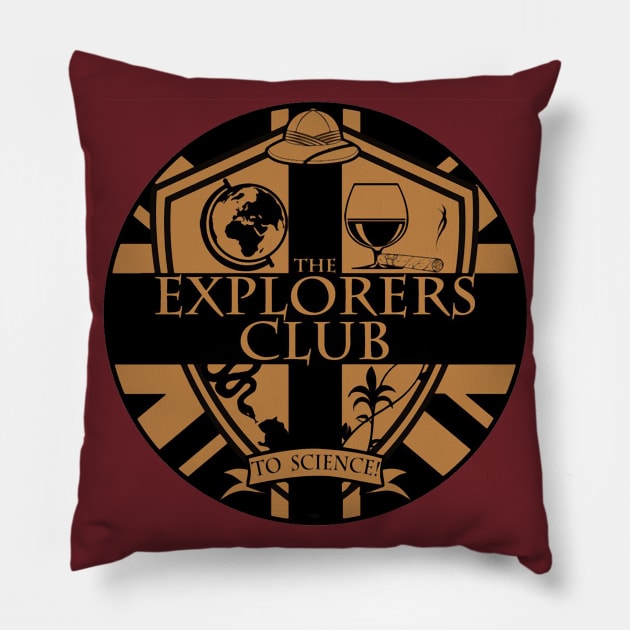 The Explorers Club Pillow by brodiehbrockie