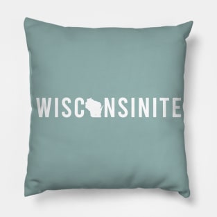 Proud Wisconsinite, Midwest Pride in the Home State of Wisconsin Pillow