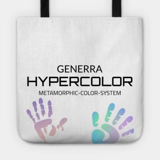 90s nostalgia:  Fake Hypercolor throwback design - not heat activated Tote