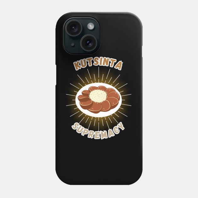 Kutsinta supremacy filipino food Phone Case by Moonwing