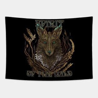 Spirit Of The Wild - Coyote Native American Trickster Animal Tapestry