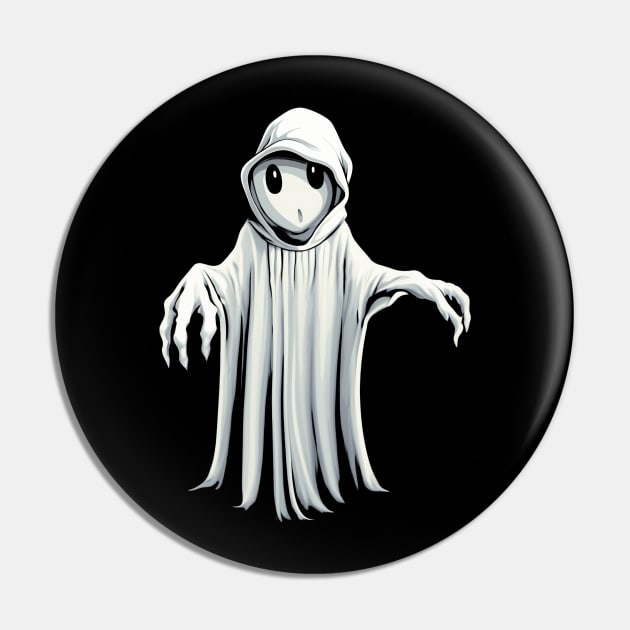 Cute Spooky ghost Pin by JennyPool