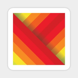 Stripes (red/orange/yellow) Magnet