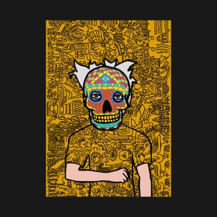 Immerse in NFT Character - MaleMask Doodle with Mexican Eyes on TeePublic T-Shirt