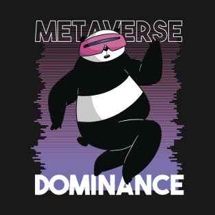 Metaverse Panda Dance Gift Idea T-Shirt