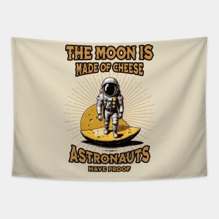 The moon is made of cheese Tapestry