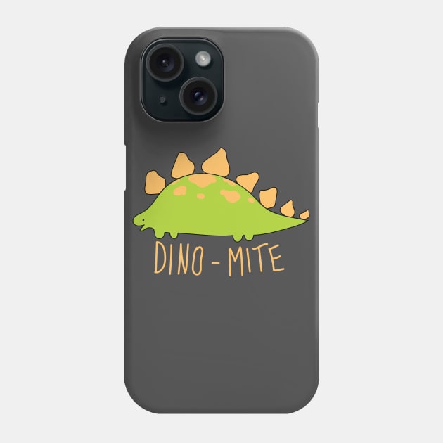 Dino-mite Phone Case by cowboyknees