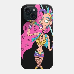 punk girl Phone Case