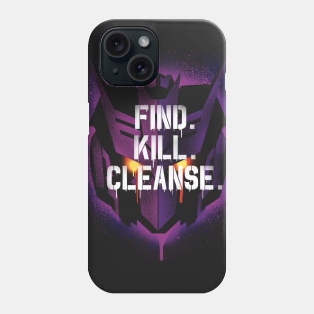 DJD - Find, Kill, Cleanse Phone Case by DEADBUNNEH