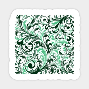 Abstract Floral Design 11b Magnet