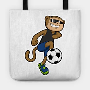 Monkey as Soccer player at Soccer Tote