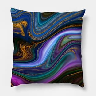 Glitter Liquid Marble 6 Pillow