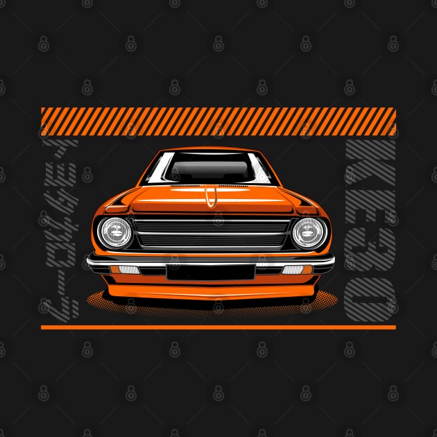 Toyota Corolla Old KE 30 Orange by aredie19