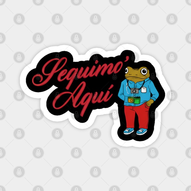 Puerto-Rico-The-Only-Thing-More-Powerful-Than-Hate-is-Love Magnet by dtr_art