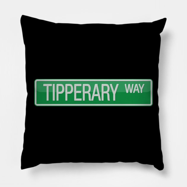 Tipperary Way Street Sign T-shirt Pillow by reapolo