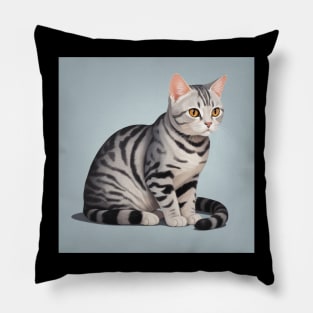 American Shorthair Cat Pillow