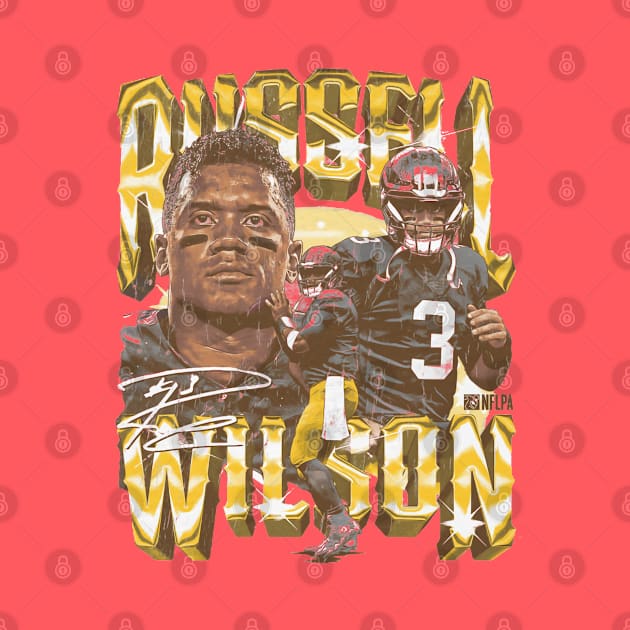 Russell Wilson Pittsburgh Vintage by artbygonzalez