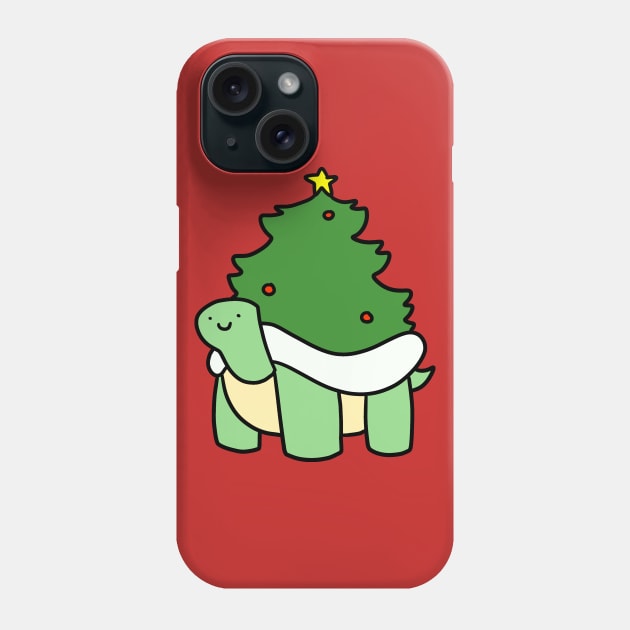 Christmas Tree Turtle Phone Case by saradaboru